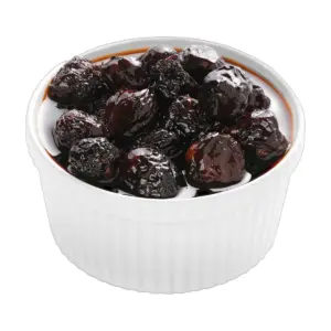 دسر گیلاس گوشتی و ملس شمال در ظرف پت - زیتون مسعود